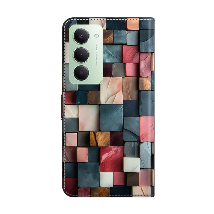 For Redmi 15 5G / 4G EU 171mm Crystal-Like Painted Vegan Leather Phone Case
