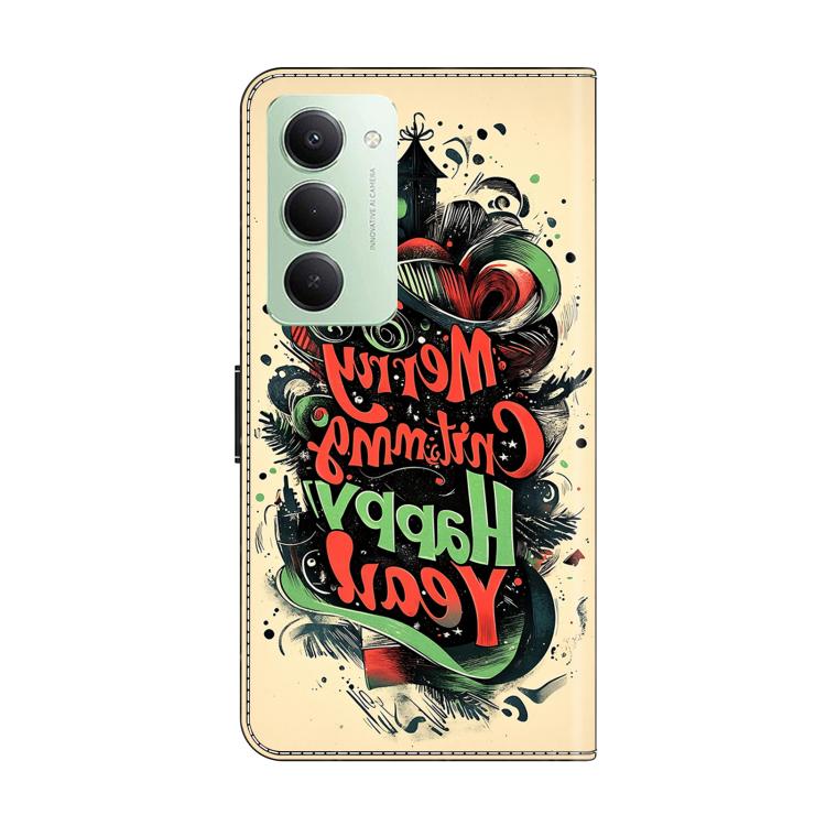 For Redmi 15 5G / 4G EU 171mm Crystal-Like Painted Vegan Leather Phone Case