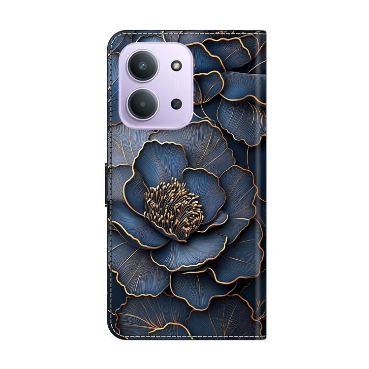 For Redmi 15C 5G / 4G Global 171mm Crystal-Like Painted Vegan Leather Phone Case