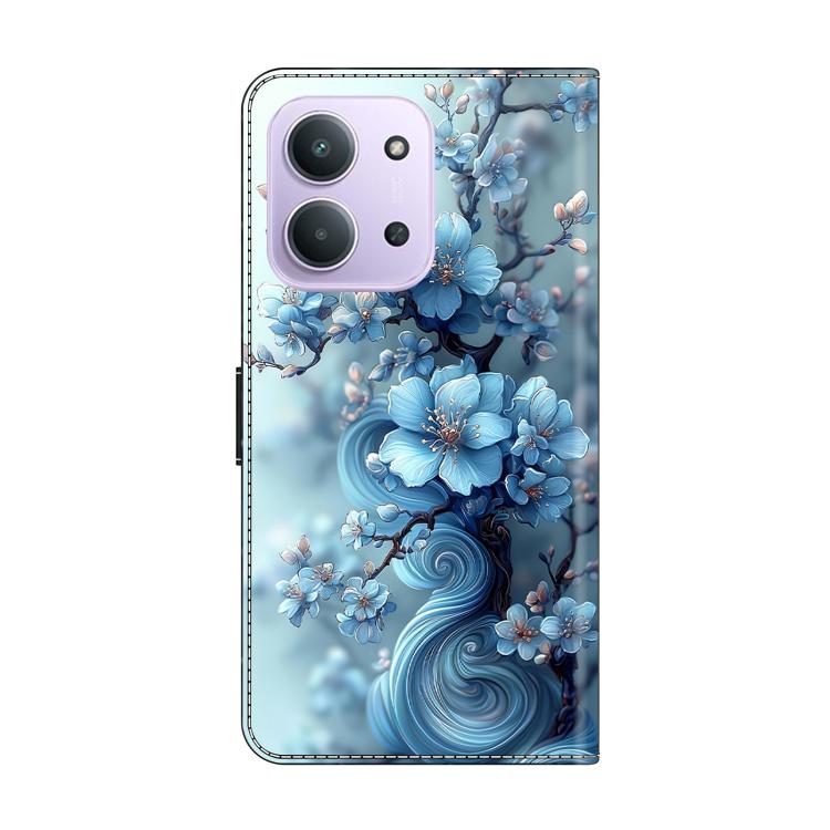 For Redmi 15C 5G / 4G Global 171mm Crystal-Like Painted Vegan Leather Phone Case