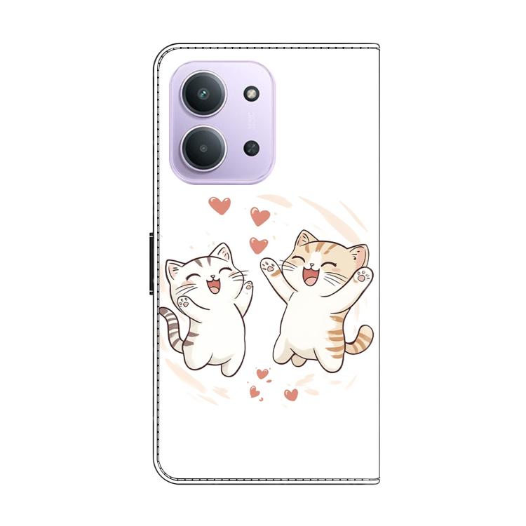 For Redmi 15C 5G / 4G Global 171mm Crystal-Like Painted Vegan Leather Phone Case