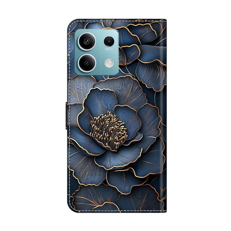 For Redmi Note 13 5G Crystal-Like Painted Vegan Leather Phone Case