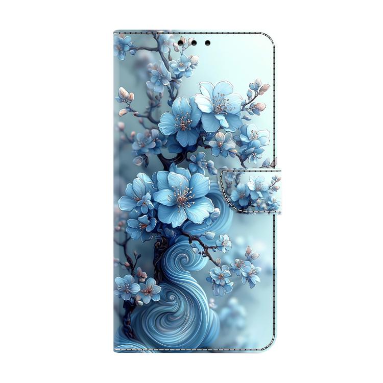 For Redmi Note 13 5G Crystal-Like Painted Vegan Leather Phone Case