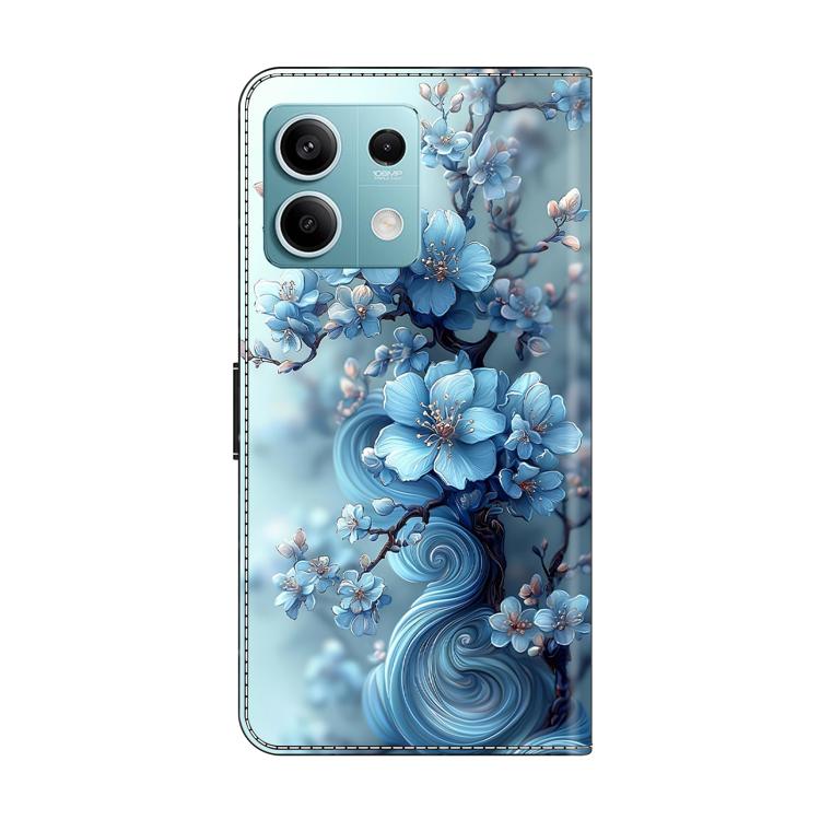For Redmi Note 13 5G Crystal-Like Painted Vegan Leather Phone Case