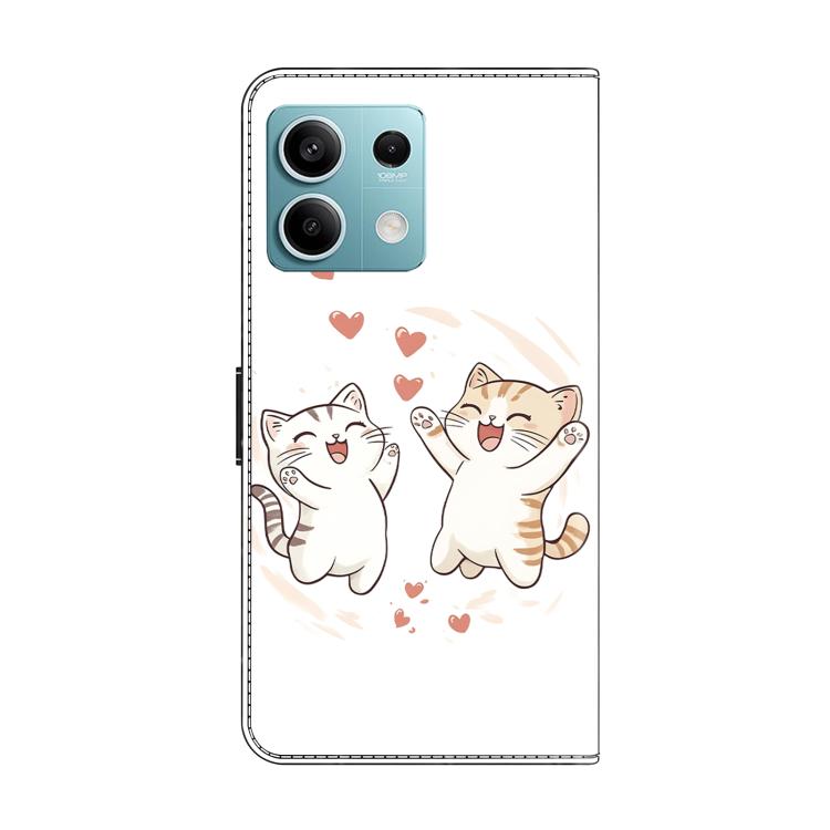 For Redmi Note 13 5G Crystal-Like Painted Vegan Leather Phone Case