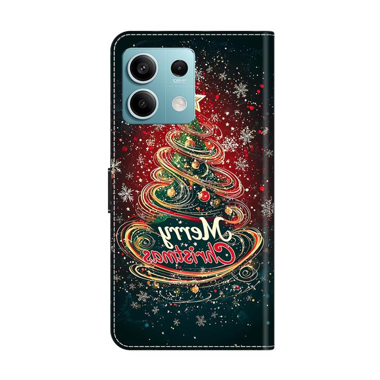 For Redmi Note 13 5G Crystal-Like Painted Vegan Leather Phone Case