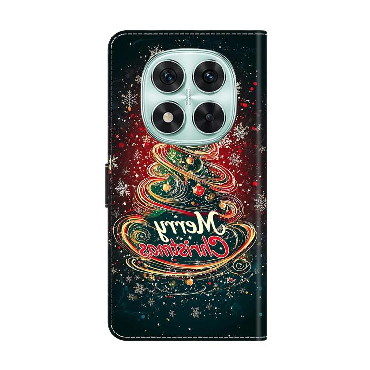 For Redmi Note 14 Pro 4G Crystal-Like Painted Vegan Leather Phone Case