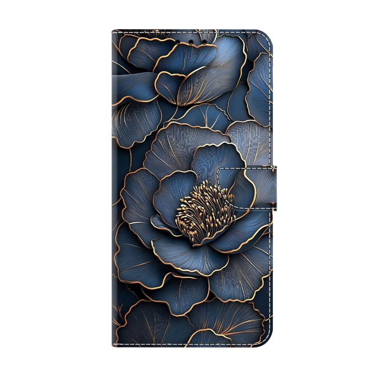 For Redmi Note 14 Pro 5G Crystal-Like Painted Vegan Leather Phone Case