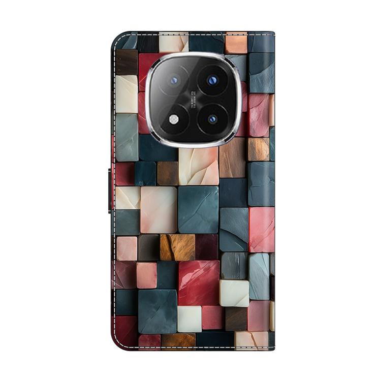 For Redmi Note 14 Pro+ 5G / Poco X7 5G Crystal-Like Painted Vegan Leather Phone Case