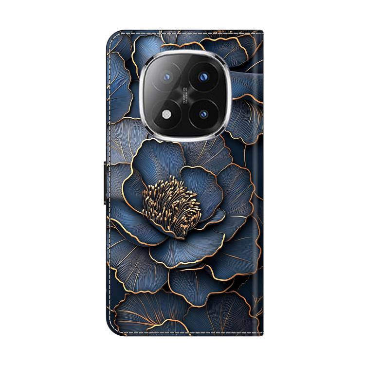 For Redmi Note 14 Pro+ 5G / Poco X7 5G Crystal-Like Painted Vegan Leather Phone Case