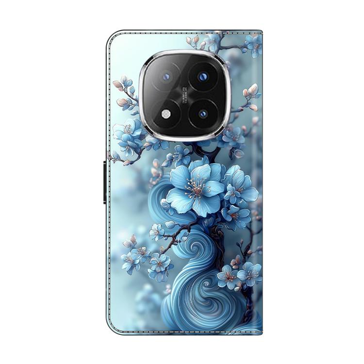For Redmi Note 14 Pro+ 5G / Poco X7 5G Crystal-Like Painted Vegan Leather Phone Case