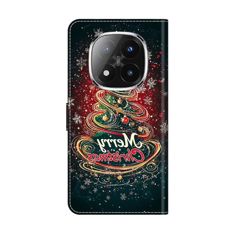 For Redmi Note 14 Pro+ 5G / Poco X7 5G Crystal-Like Painted Vegan Leather Phone Case