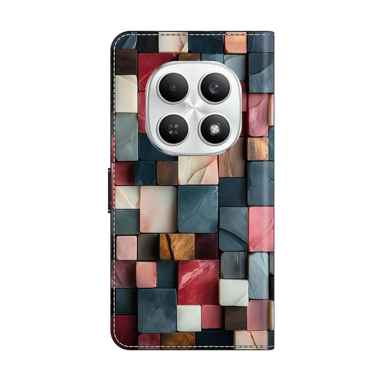 For Redmi Note 15 5G / 4G Global 164mm Crystal-Like Painted Vegan Leather Phone Case