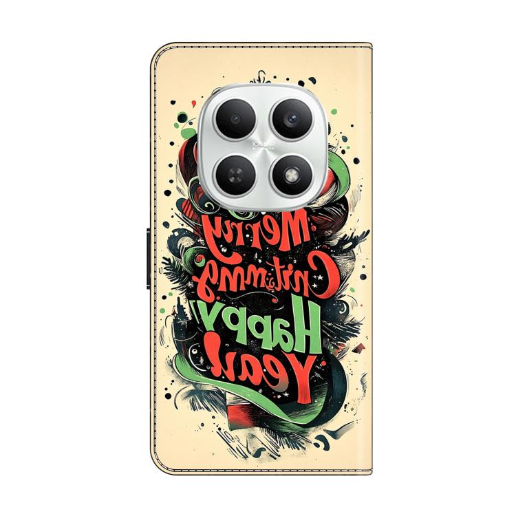 For Redmi Note 15 5G / 4G Global 164mm Crystal-Like Painted Vegan Leather Phone Case