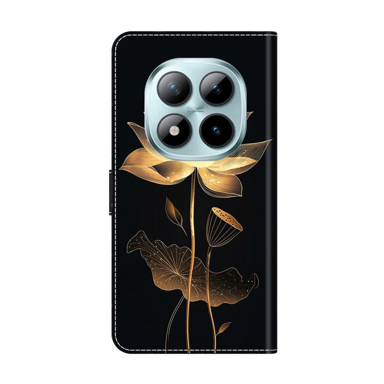 For Redmi Note 15 Pro 5G Global 163.6mm Crystal-Like Painted Vegan Leather Phone Case