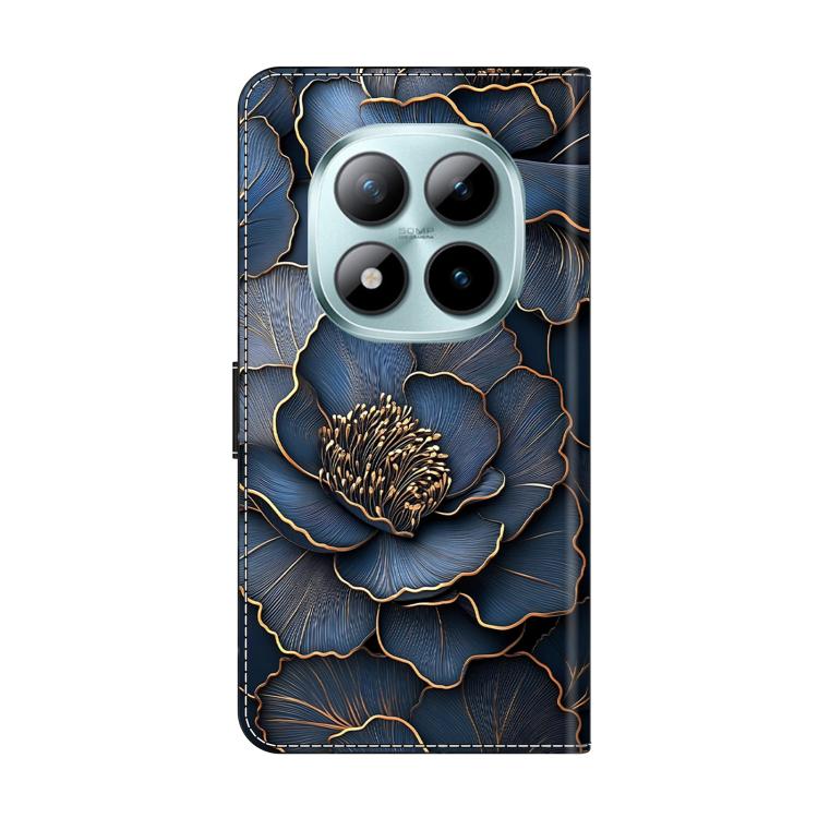 For Redmi Note 15 Pro 5G Global 163.6mm Crystal-Like Painted Vegan Leather Phone Case