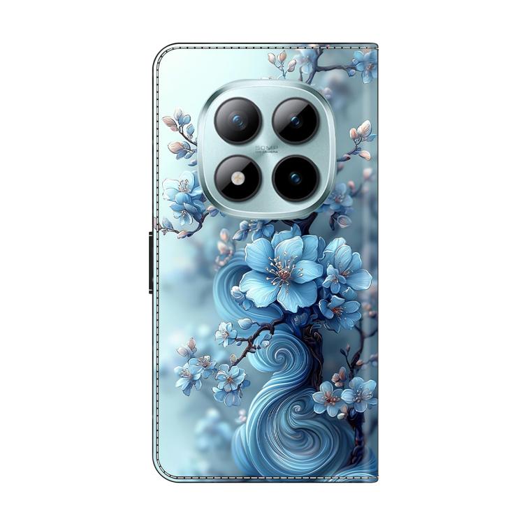 For Redmi Note 15 Pro 5G Global 163.6mm Crystal-Like Painted Vegan Leather Phone Case