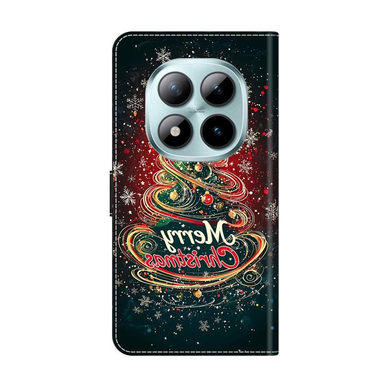 For Redmi Note 15 Pro 5G Global 163.6mm Crystal-Like Painted Vegan Leather Phone Case