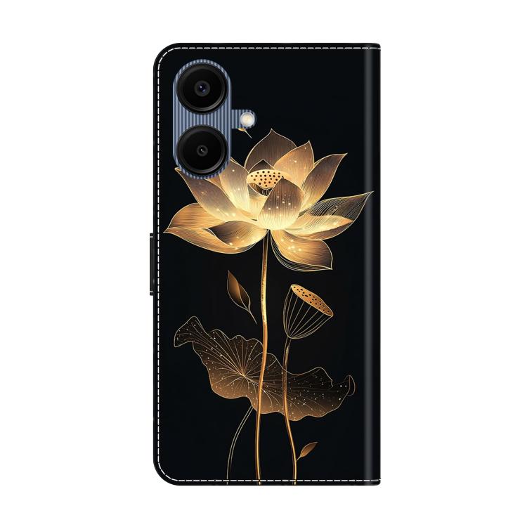 For Samsung Galaxy A06 4G / 5G Crystal-Like Painted Vegan Leather Phone Case