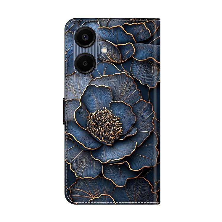 For Samsung Galaxy A06 4G / 5G Crystal-Like Painted Vegan Leather Phone Case