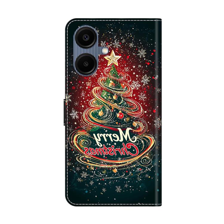 For Samsung Galaxy A06 4G / 5G Crystal-Like Painted Vegan Leather Phone Case