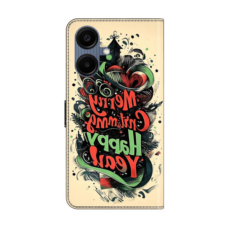 For Samsung Galaxy A06 4G / 5G Crystal-Like Painted Vegan Leather Phone Case