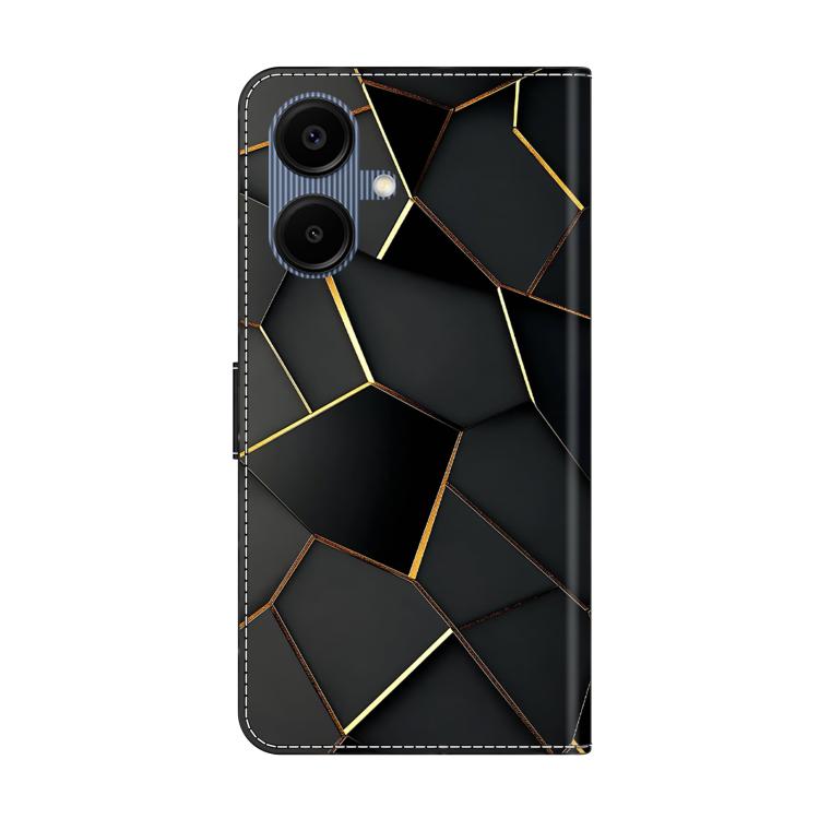 For Samsung Galaxy A07 4G / 5G Crystal-Like Painted Vegan Leather Phone Case