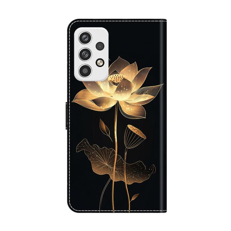 For Samsung Galaxy A23 5G Crystal-Like Painted Vegan Leather Phone Case
