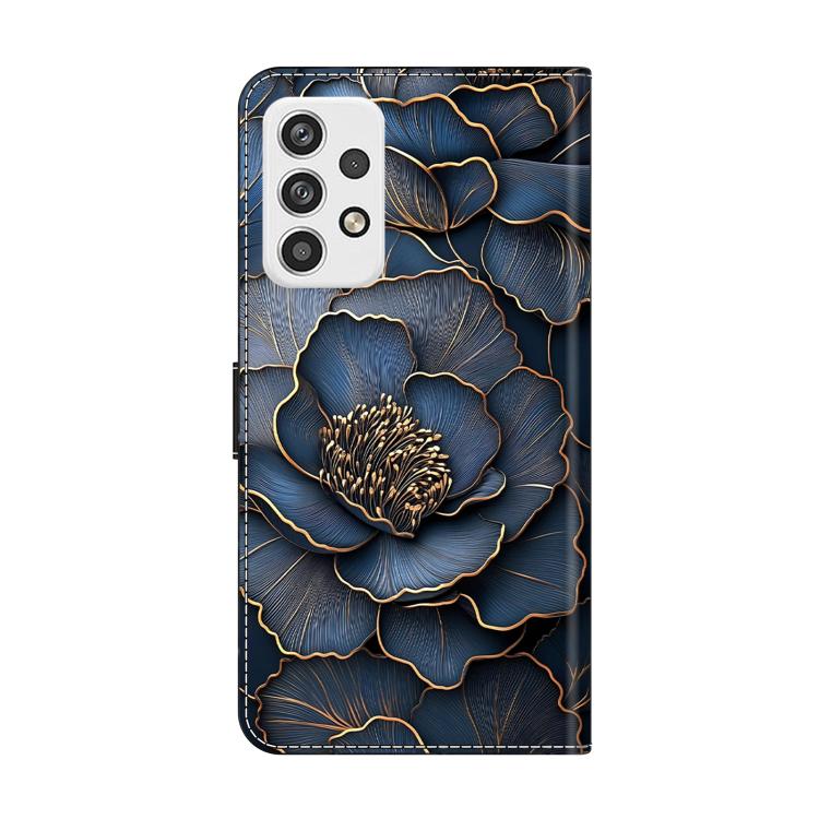 For Samsung Galaxy A23 5G Crystal-Like Painted Vegan Leather Phone Case