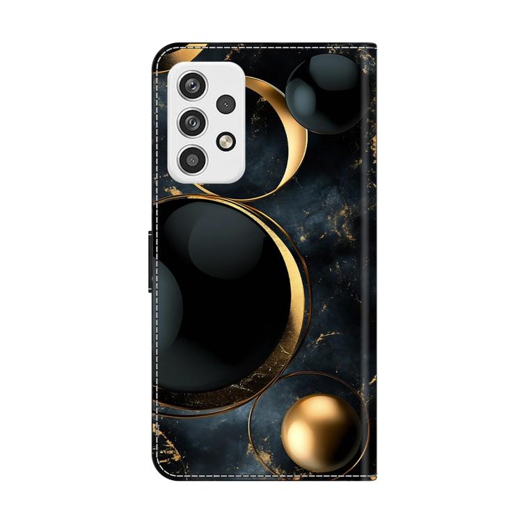 For Samsung Galaxy A23 5G Crystal-Like Painted Vegan Leather Phone Case