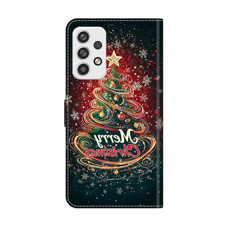For Samsung Galaxy A23 5G Crystal-Like Painted Vegan Leather Phone Case
