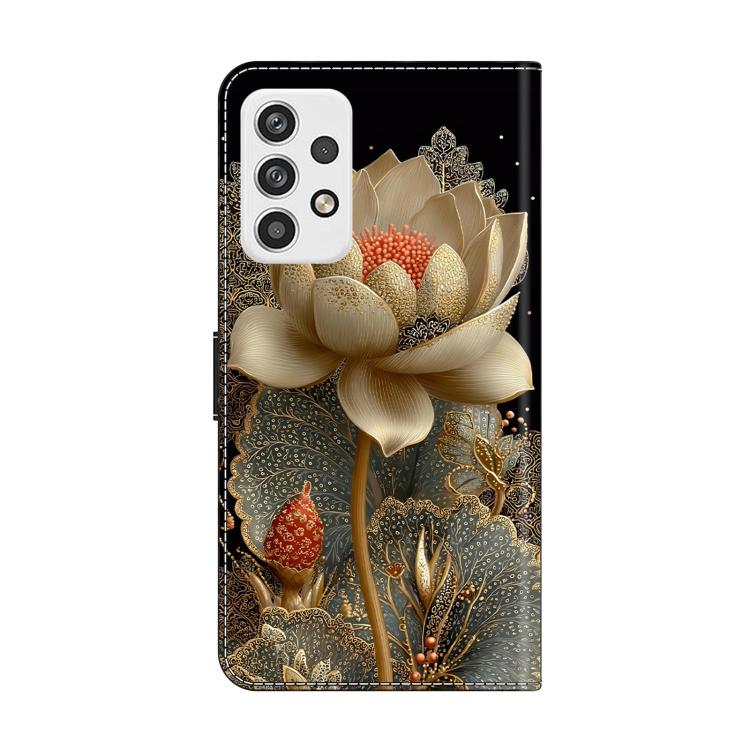 For Samsung Galaxy A23 5G Crystal-Like Painted Vegan Leather Phone Case