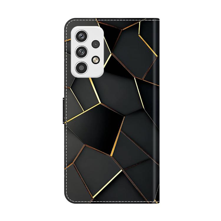For Samsung Galaxy A23 5G Crystal-Like Painted Vegan Leather Phone Case