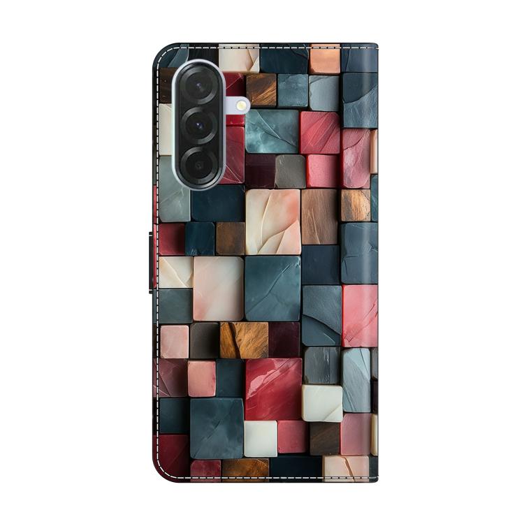 For Samsung Galaxy A36 / A56 5G Crystal-Like Painted Vegan Leather Phone Case
