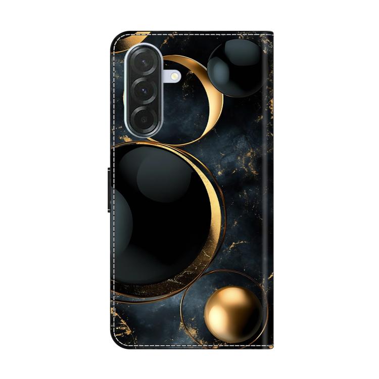 For Samsung Galaxy A36 / A56 5G Crystal-Like Painted Vegan Leather Phone Case