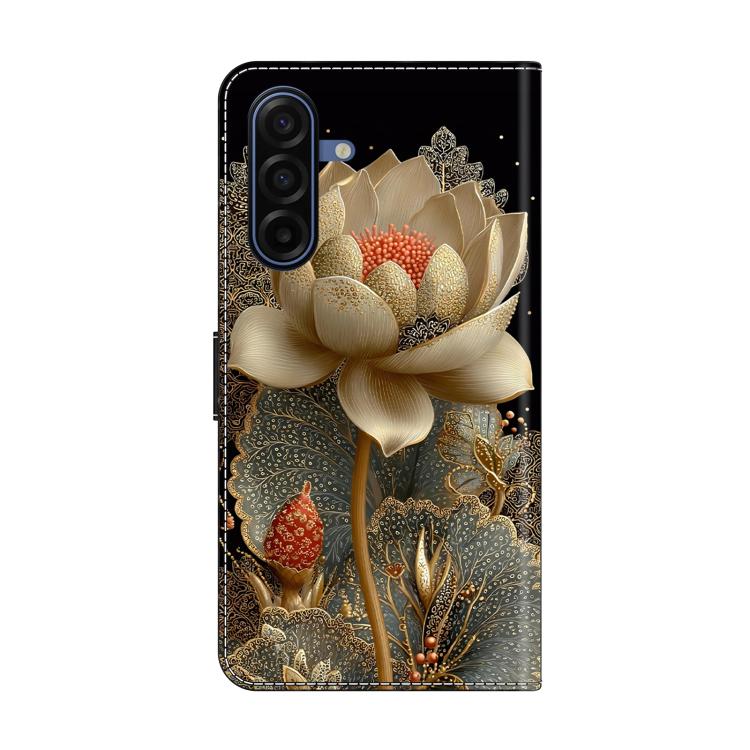 For Samsung Galaxy A37 5G Crystal-Like Painted Vegan Leather Phone Case