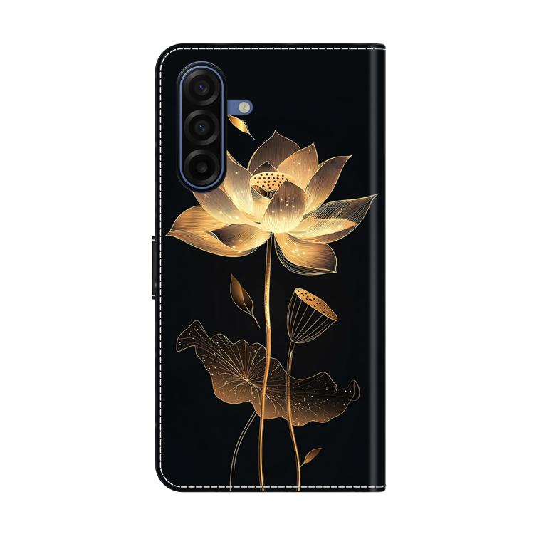 For Samsung Galaxy A57 Crystal-Like Painted Vegan Leather Phone Case