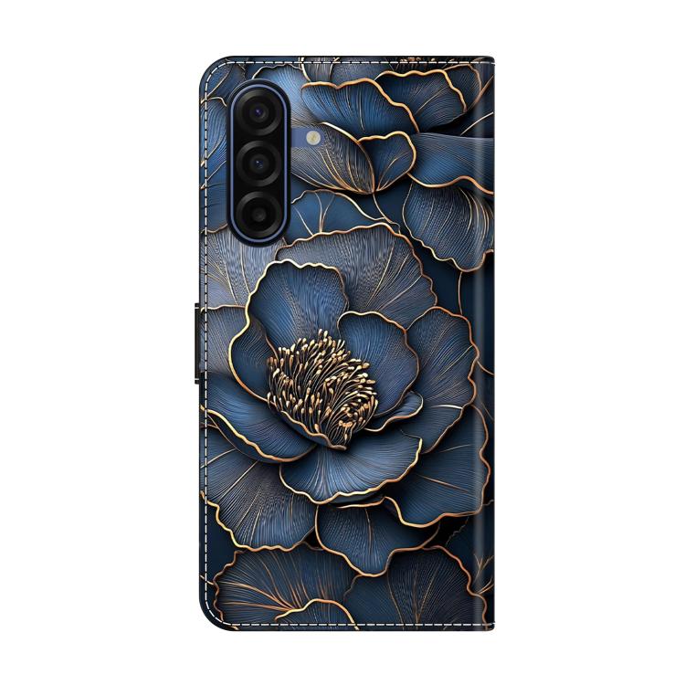 For Samsung Galaxy A57 Crystal-Like Painted Vegan Leather Phone Case