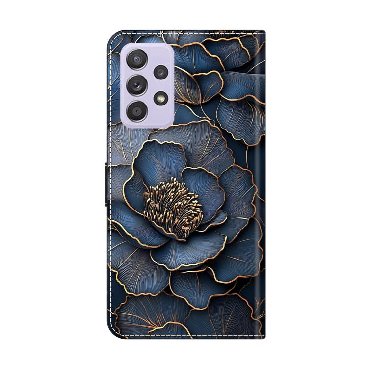 For Samsung Galaxy A53 5G Crystal-Like Painted Vegan Leather Phone Case