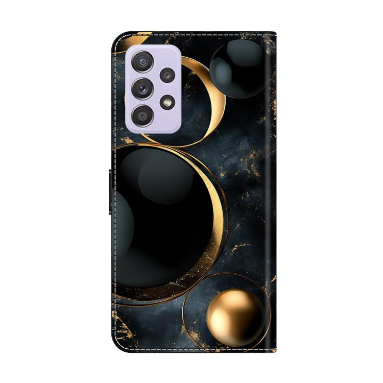 For Samsung Galaxy A53 5G Crystal-Like Painted Vegan Leather Phone Case