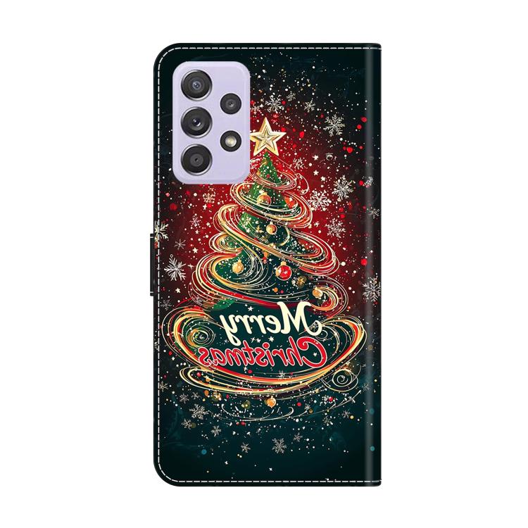 For Samsung Galaxy A53 5G Crystal-Like Painted Vegan Leather Phone Case