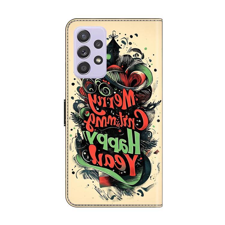 For Samsung Galaxy A53 5G Crystal-Like Painted Vegan Leather Phone Case