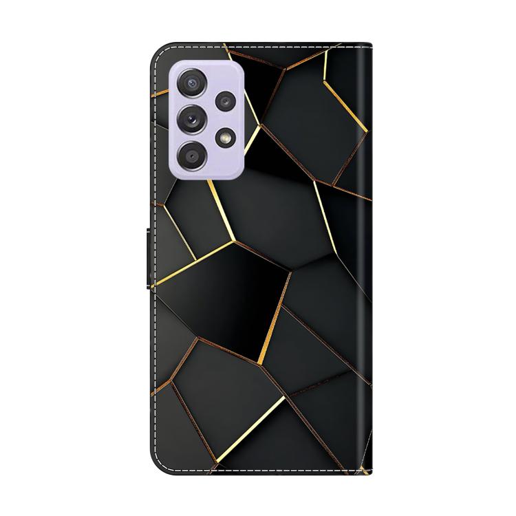 For Samsung Galaxy A53 5G Crystal-Like Painted Vegan Leather Phone Case