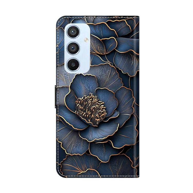 For Samsung Galaxy A54 5G Crystal-Like Painted Vegan Leather Phone Case