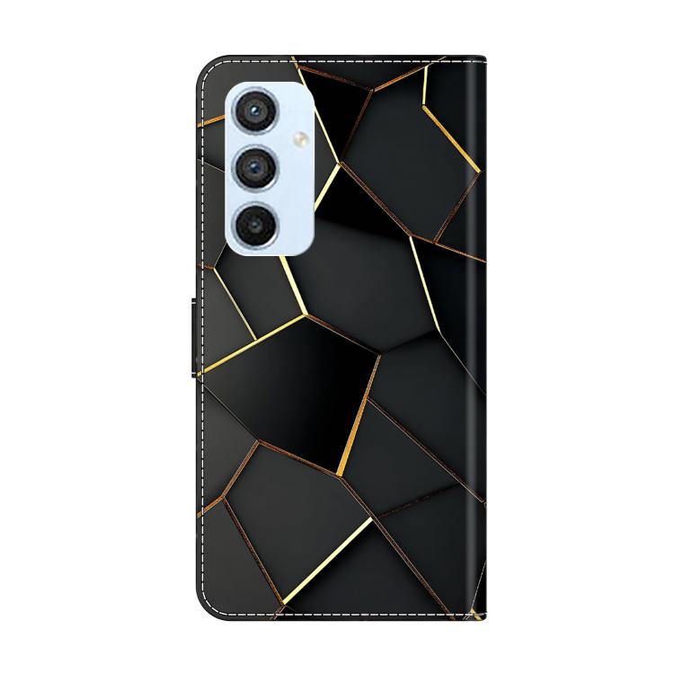 For Samsung Galaxy A54 5G Crystal-Like Painted Vegan Leather Phone Case