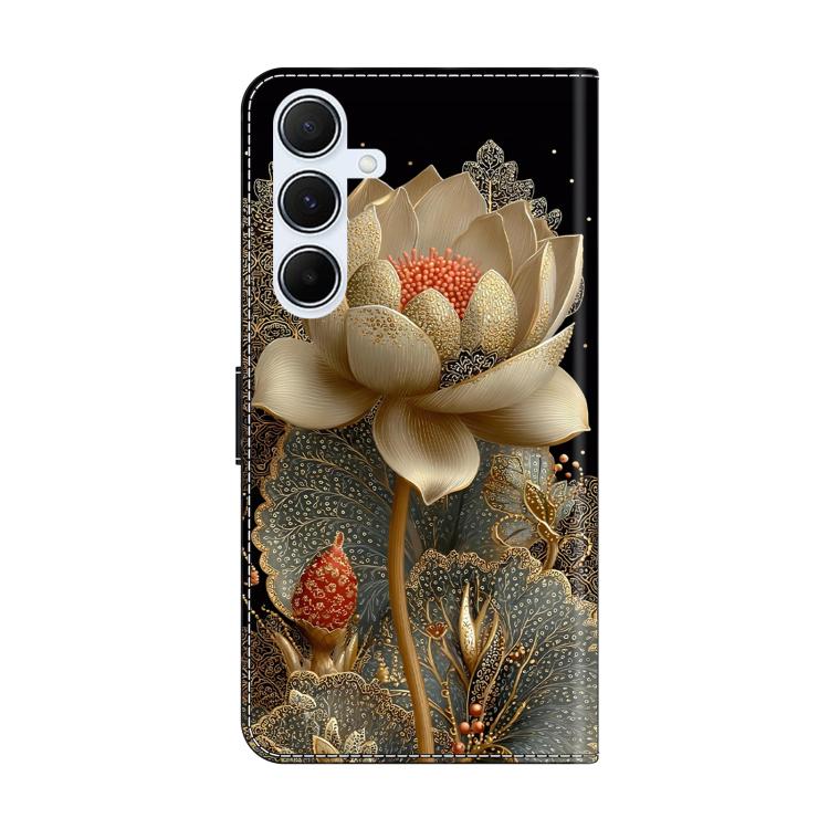 For Samsung Galaxy A25 5G Crystal-Like Painted Vegan Leather Phone Case