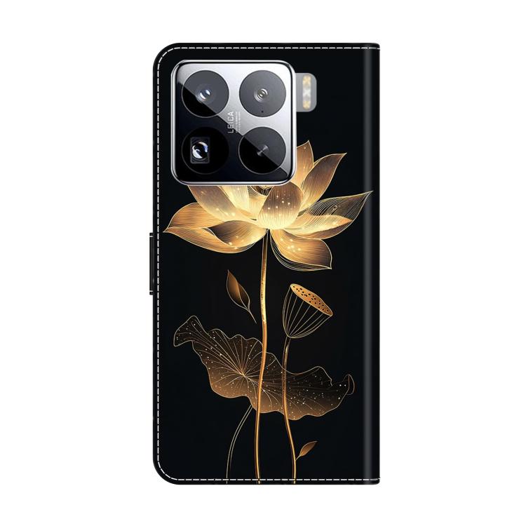 For Xiaomi 15 Pro Crystal-Like Painted Vegan Leather Phone Case
