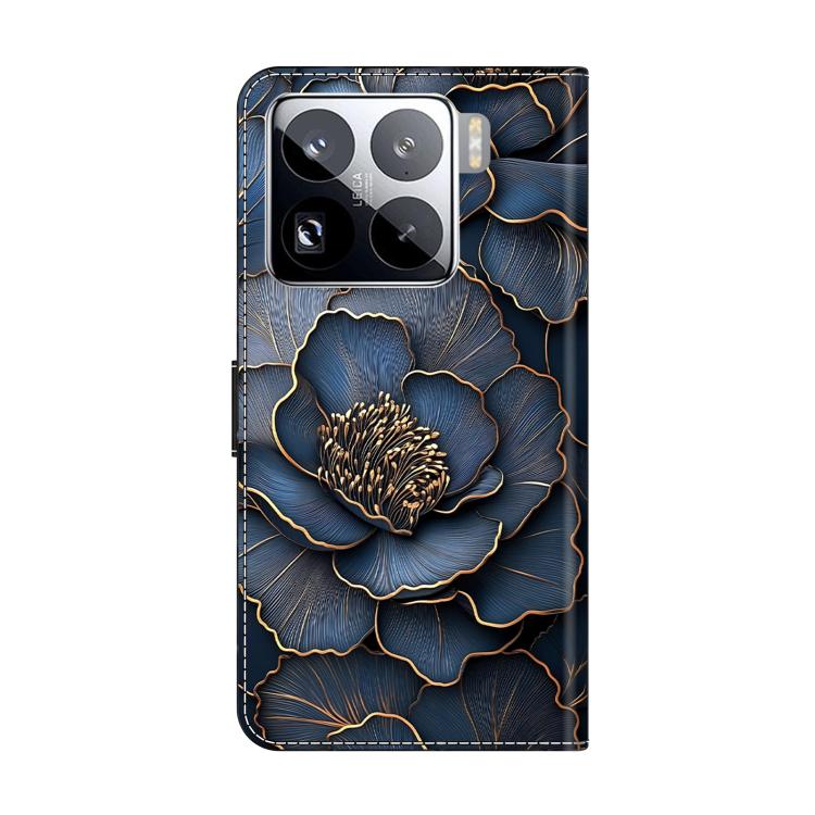 For Xiaomi 15 Pro Crystal-Like Painted Vegan Leather Phone Case