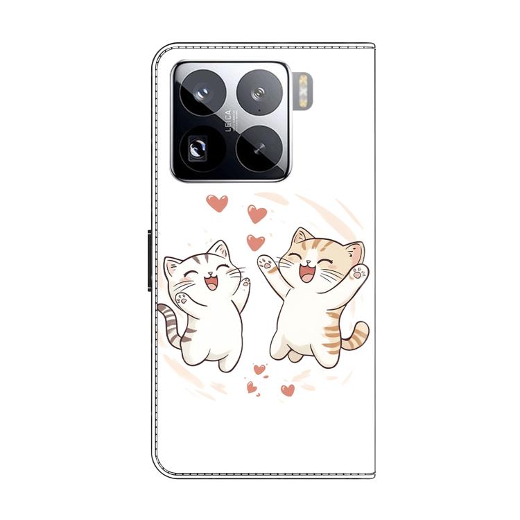 For Xiaomi 15 Pro Crystal-Like Painted Vegan Leather Phone Case