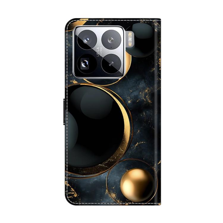For Xiaomi 15 Pro Crystal-Like Painted Vegan Leather Phone Case